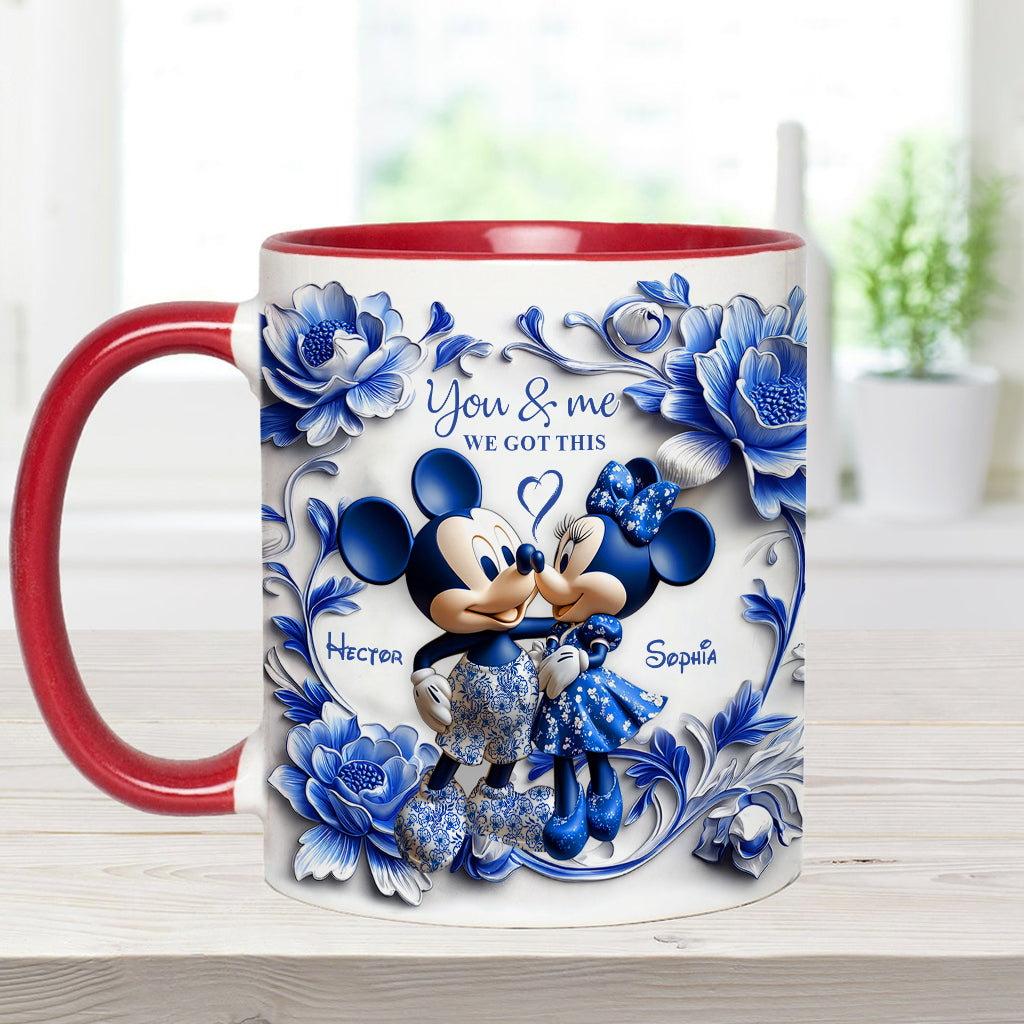 You & Me We Got This - Personalized Mouse Accent Mug