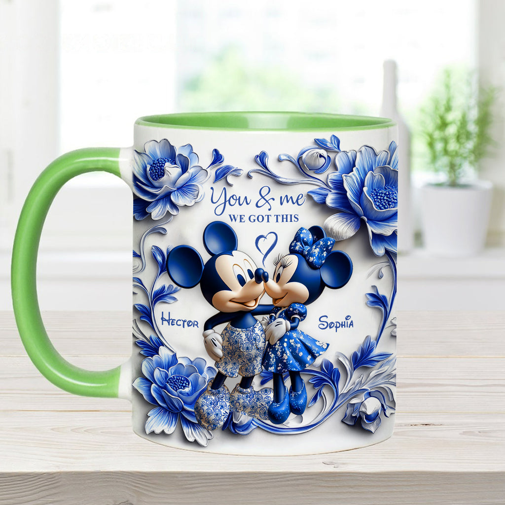 You & Me We Got This - Personalized Mouse Accent Mug