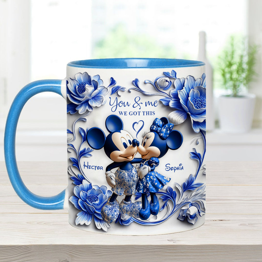 You & Me We Got This - Personalized Mouse Accent Mug