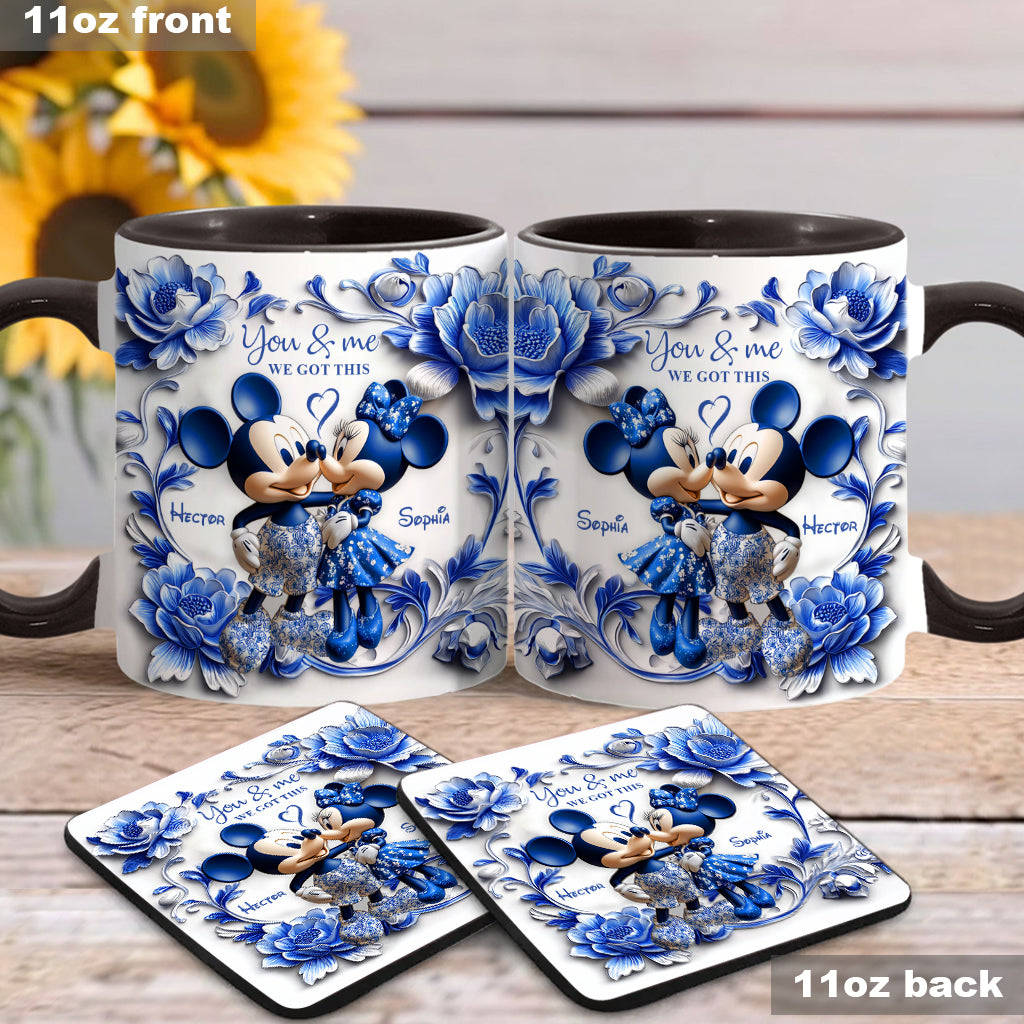 You & Me We Got This - Personalized Mouse Accent Mug