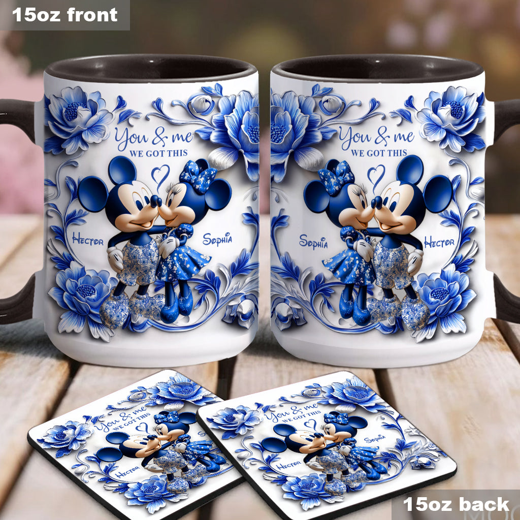 You & Me We Got This - Personalized Mouse Accent Mug
