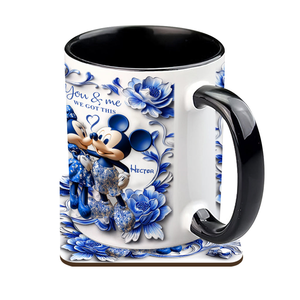 You & Me We Got This - Personalized Mouse Accent Mug