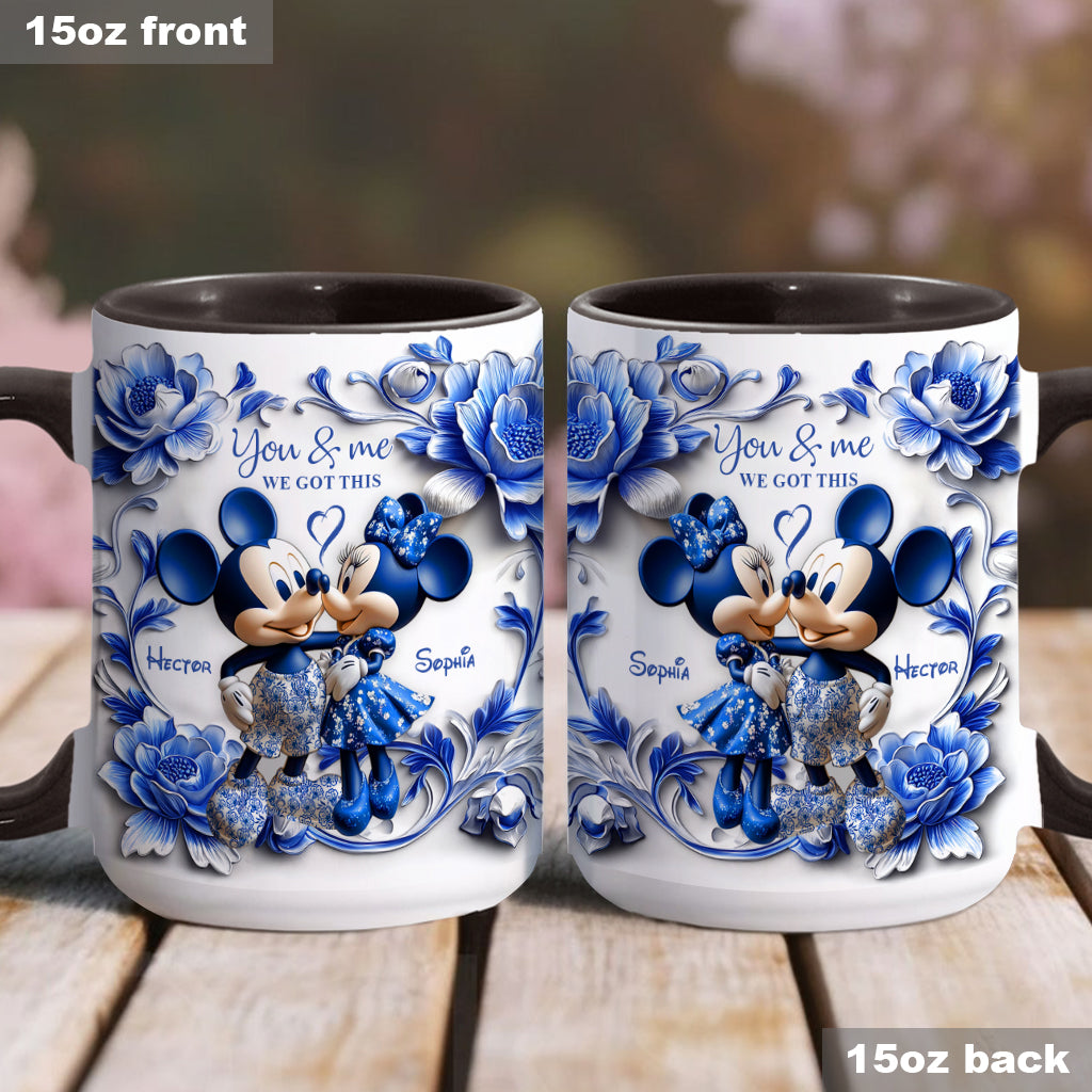 You & Me We Got This - Personalized Mouse Accent Mug