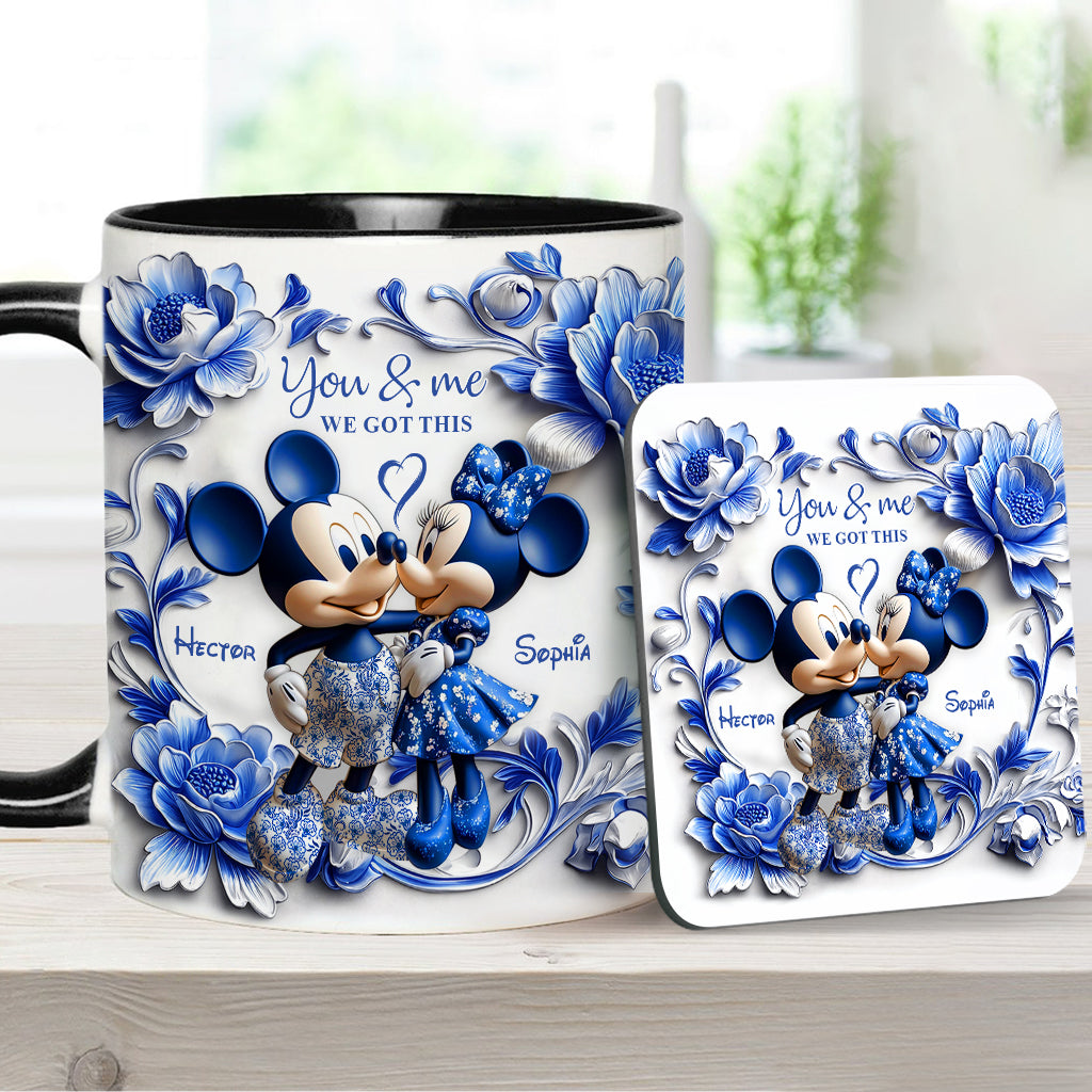 You & Me We Got This - Personalized Mouse Accent Mug