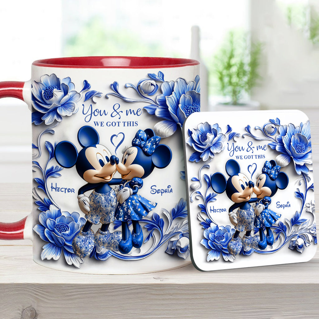 You & Me We Got This - Personalized Mouse Accent Mug
