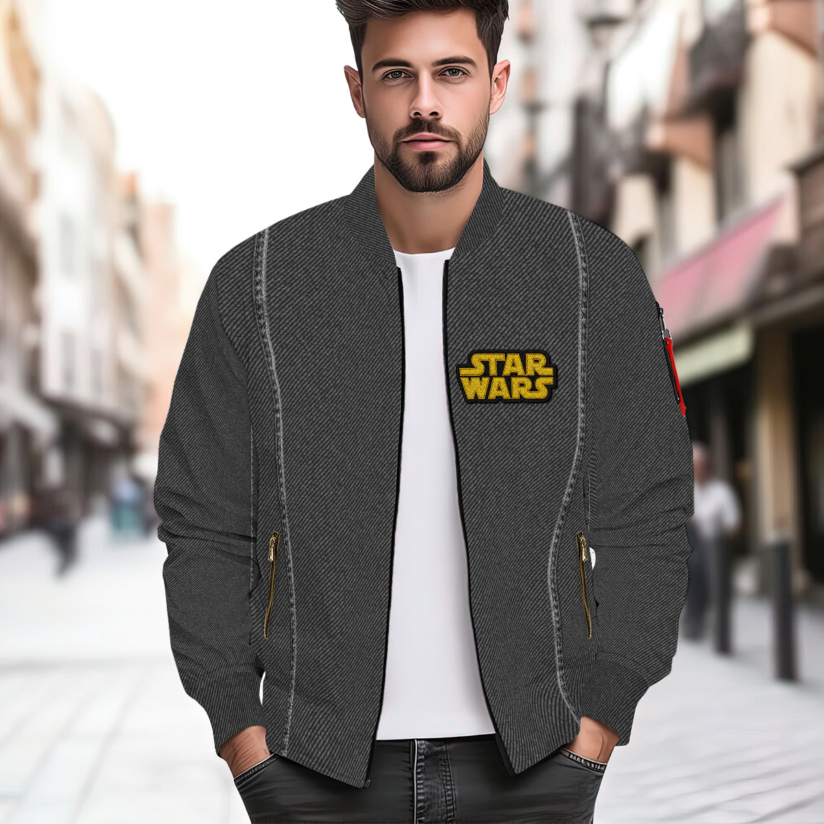 Legend of the Galaxy - Personalized The Force Bomber Jacket