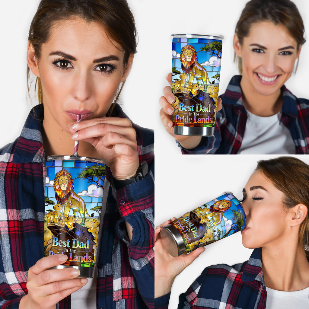 Best Dad In The Pride Lands - Personalized Tumbler
