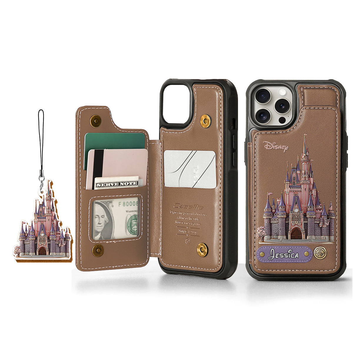 Magical Day Custom Name - Personalized Mouse Wallet Phone Case