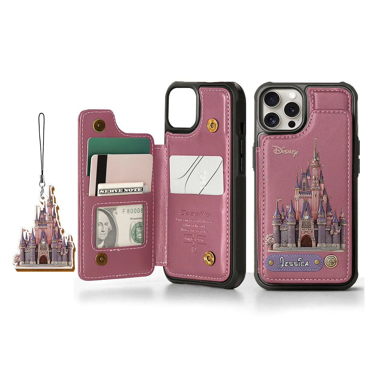 Magical Day Custom Name - Personalized Mouse Wallet Phone Case