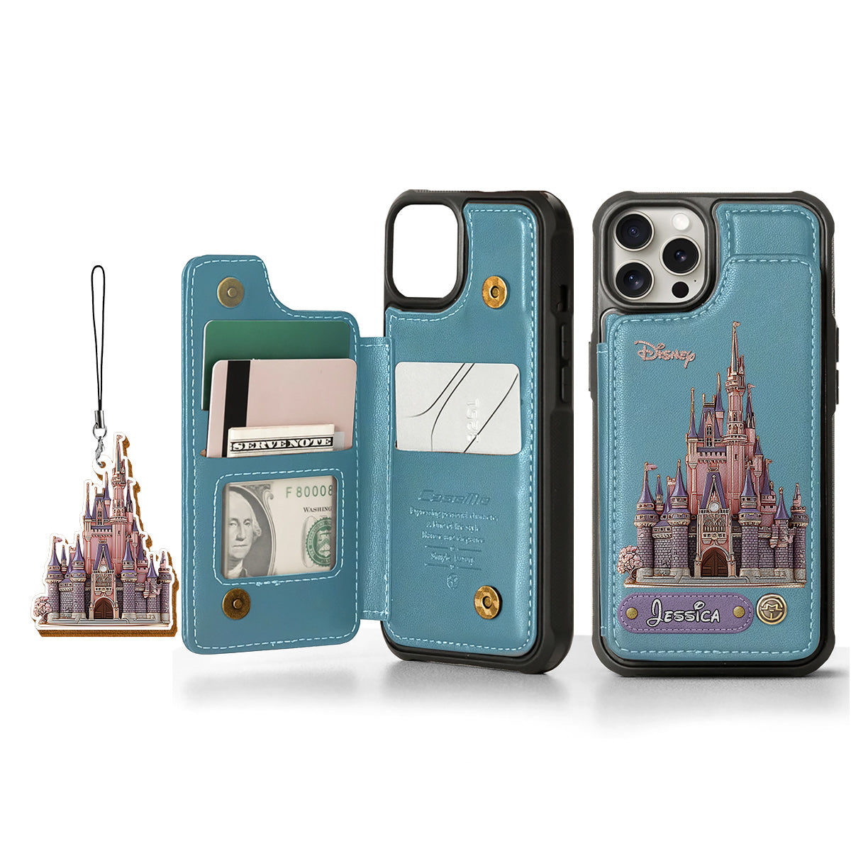 Magical Day Custom Name - Personalized Mouse Wallet Phone Case