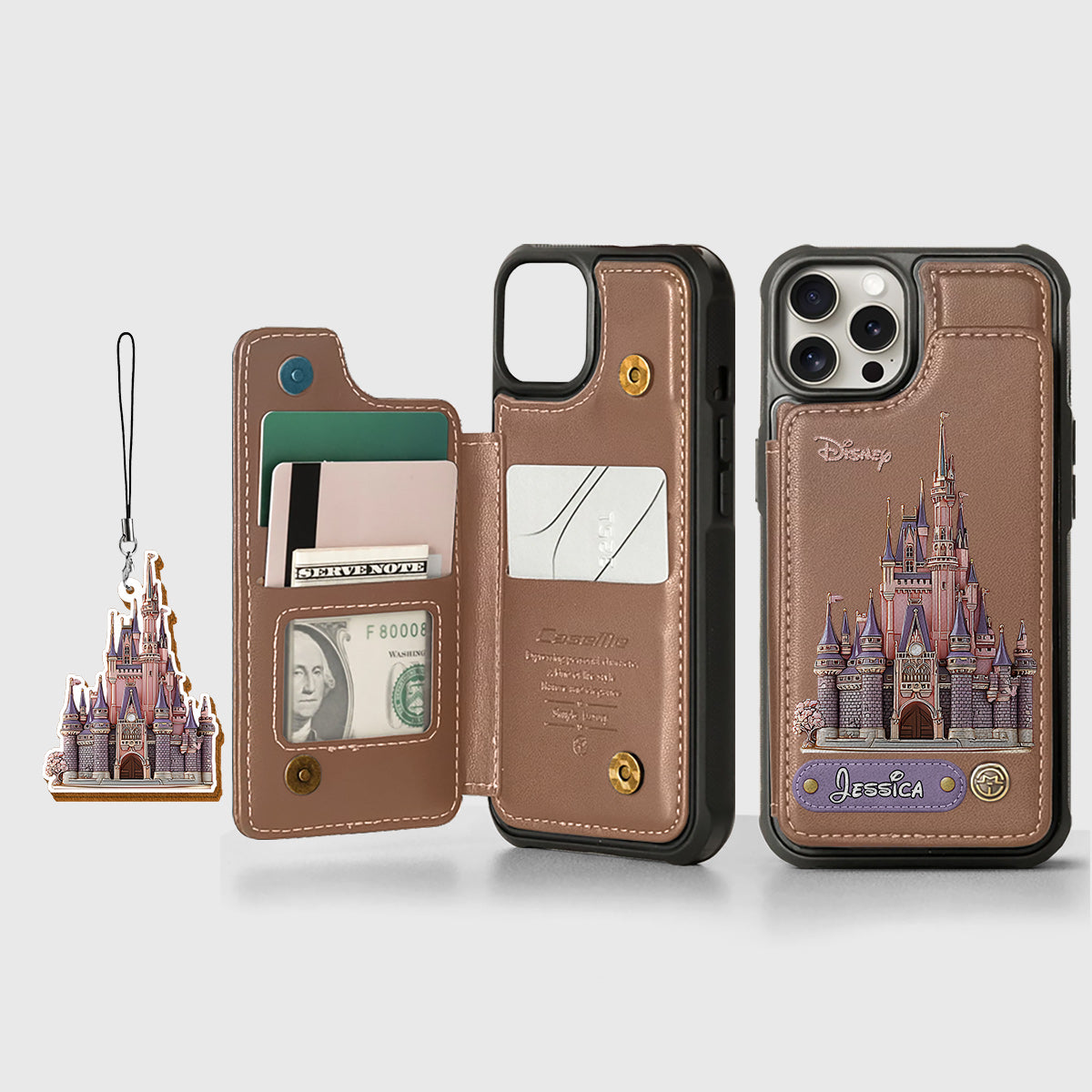 Magical Day Custom Name - Personalized Mouse Wallet Phone Case