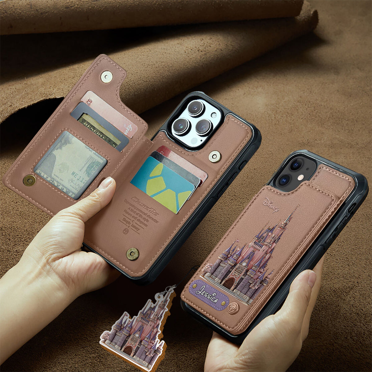 Magical Day Custom Name - Personalized Mouse Wallet Phone Case