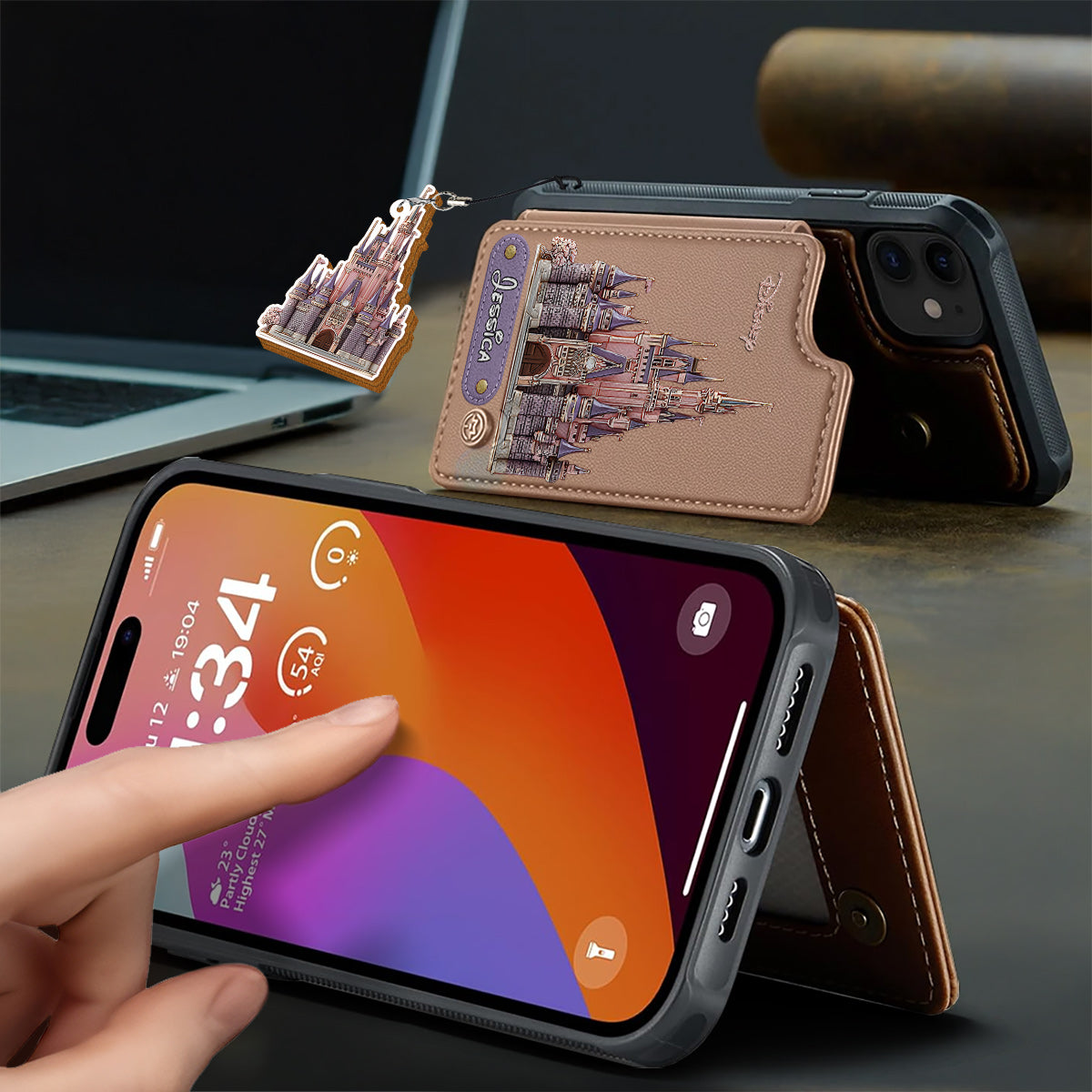 Magical Day Custom Name - Personalized Mouse Wallet Phone Case