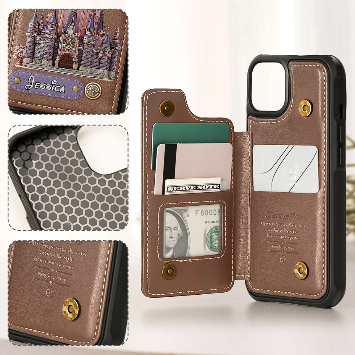 Magical Day Custom Name - Personalized Mouse Wallet Phone Case