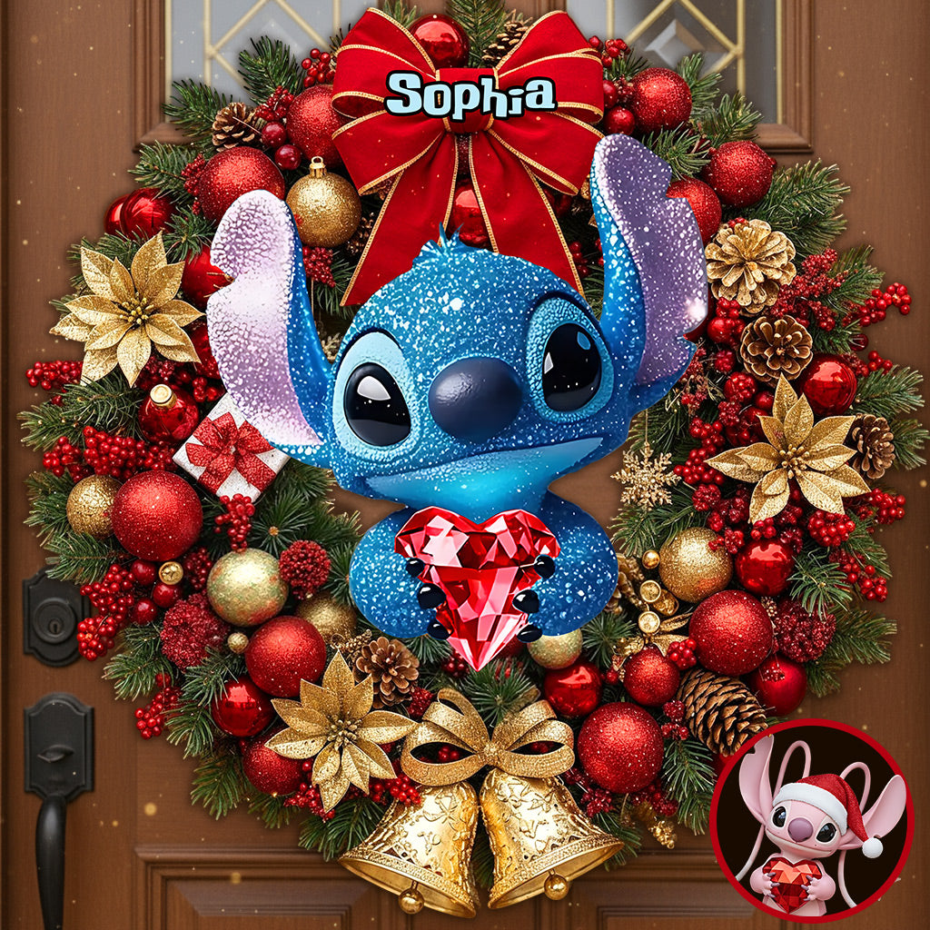 Merry Christmas - Personalized Ohana Custom Shaped Wood Sign