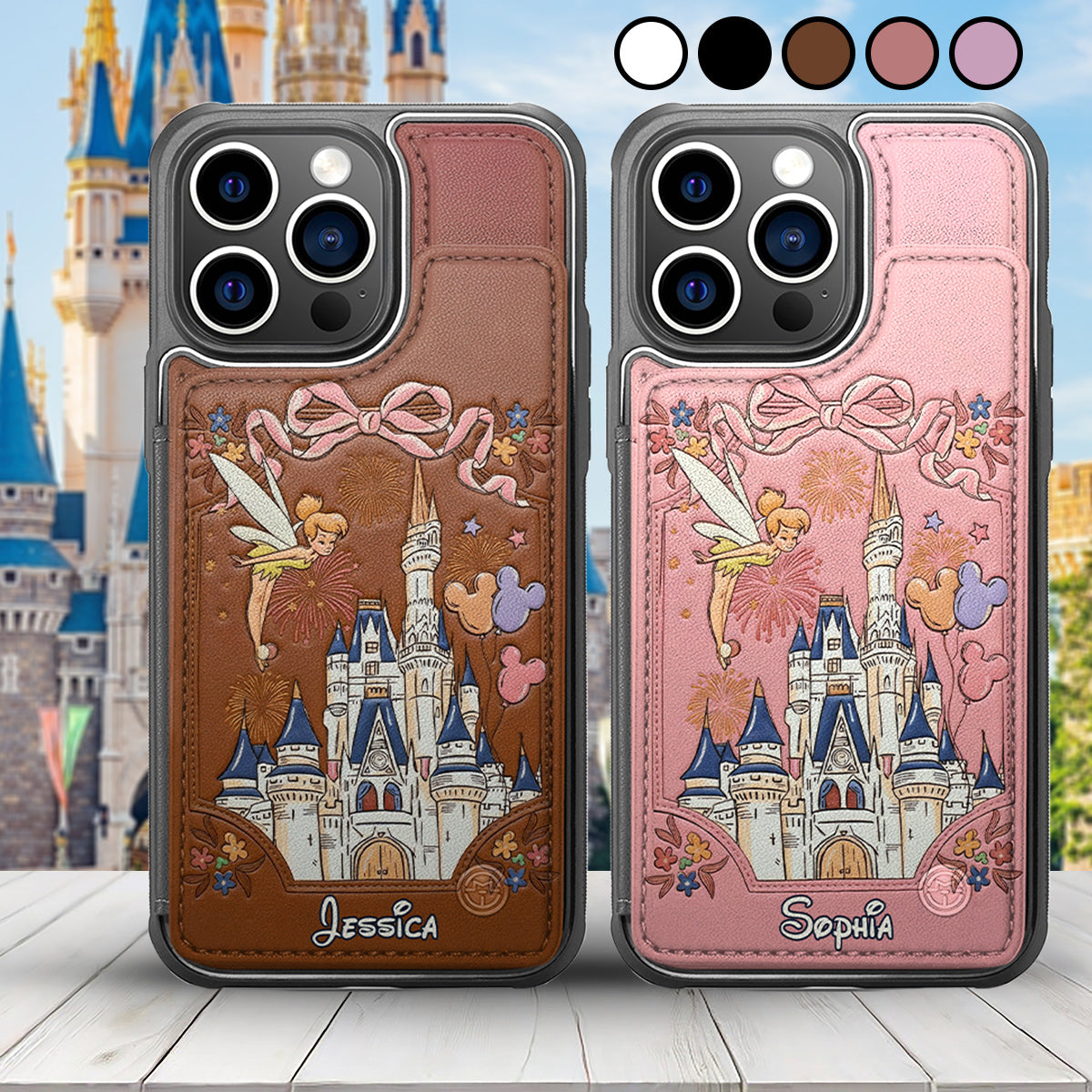The Magical Castle - Personalized Mouse Fully Printed Wallet Phone Case