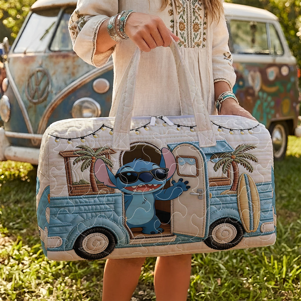 Ohana Means Family - Personalized Ohana Quilted Duffle Bag