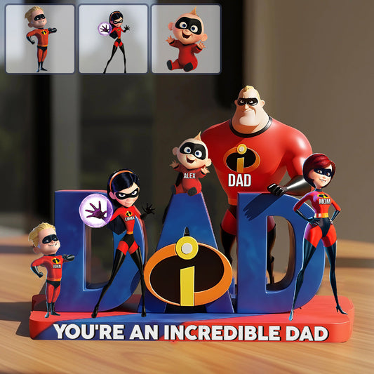 Incredible Family - Personalized Mouse Custom Shaped Acrylic Plaque