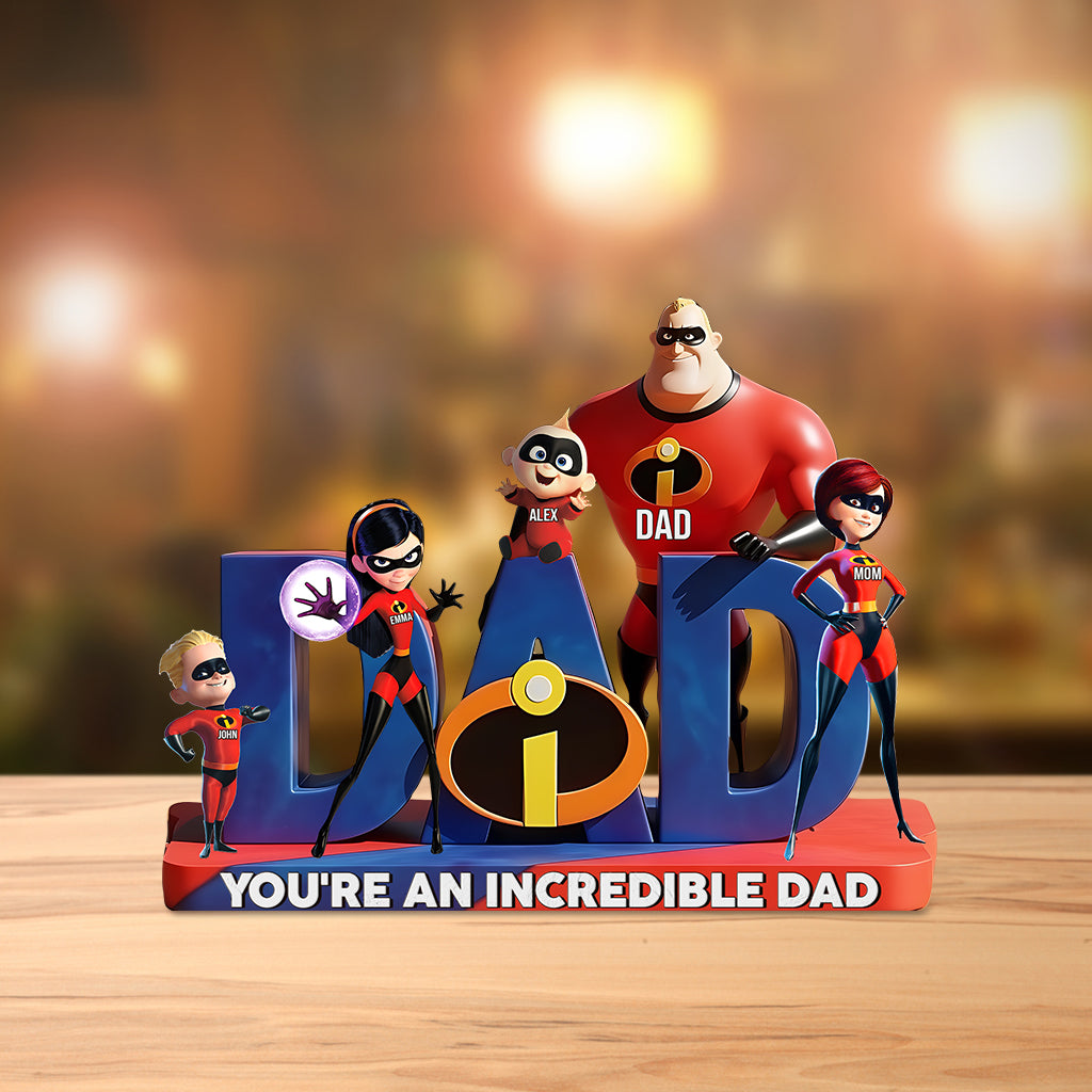 Incredible Family - Personalized Mouse Custom Shaped Acrylic Plaque