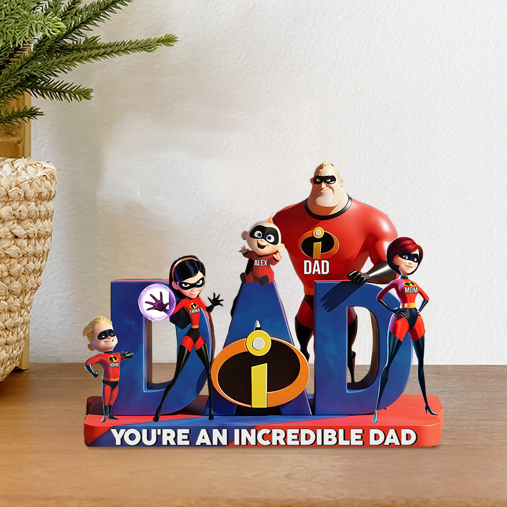 Incredible Family - Personalized Mouse Custom Shaped Acrylic Plaque