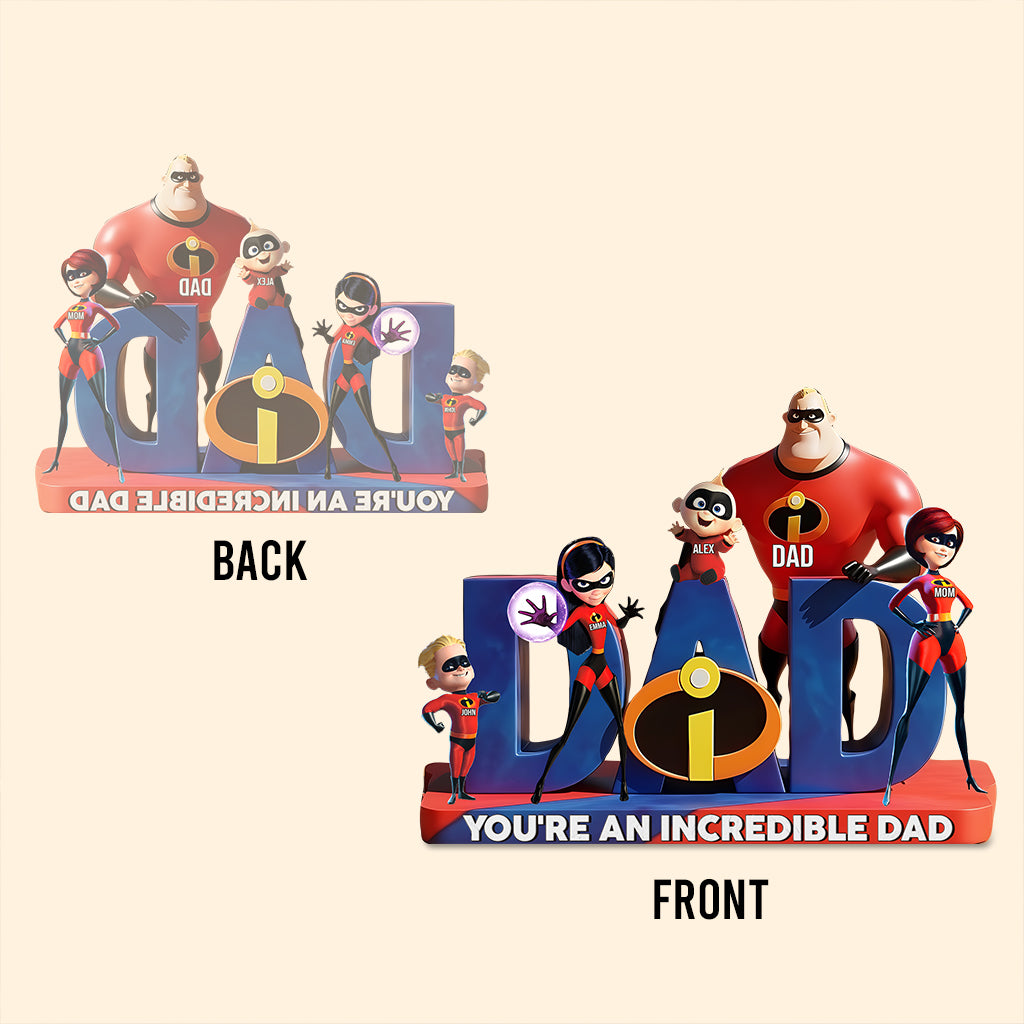 Incredible Family - Personalized Mouse Custom Shaped Acrylic Plaque