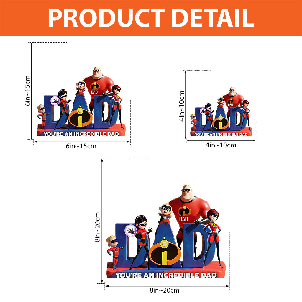 Incredible Family - Personalized Mouse Custom Shaped Acrylic Plaque