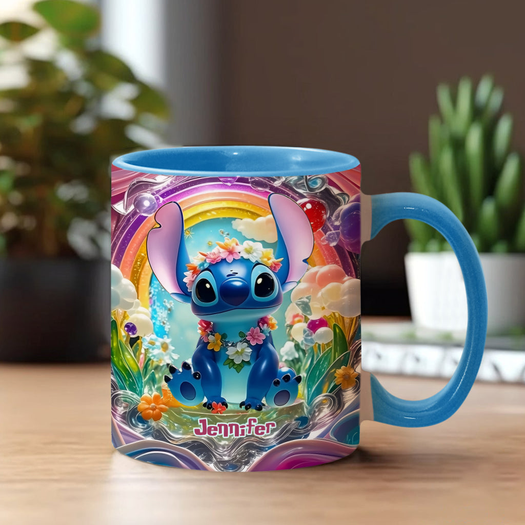 Cute Monster - Personalized Ohana Accent Mug