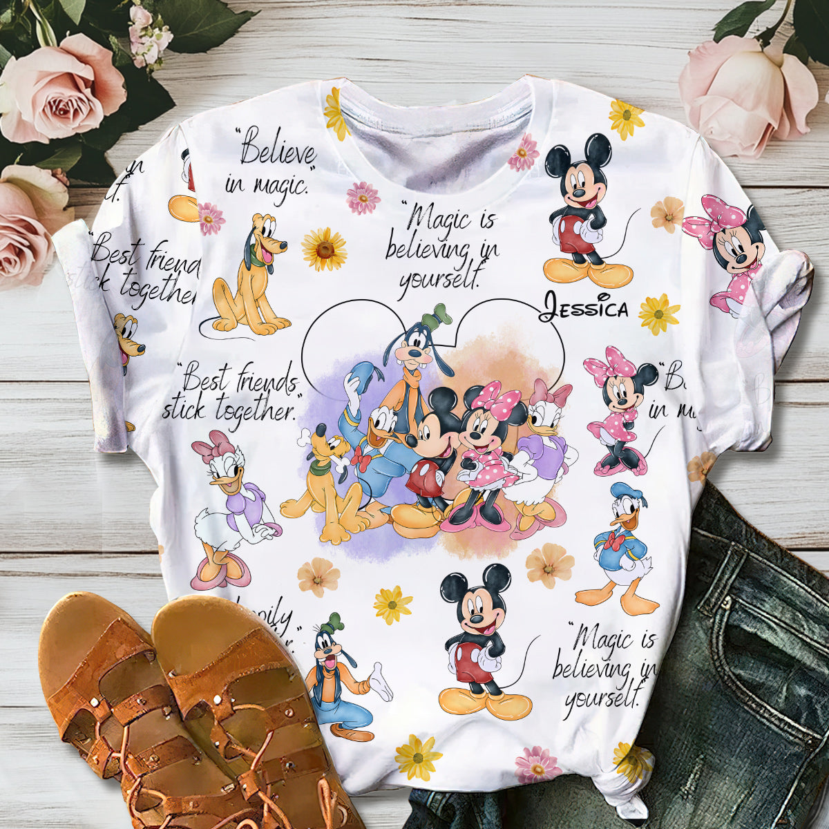 Magical Moments - Personalized Mouse All Over Shirt