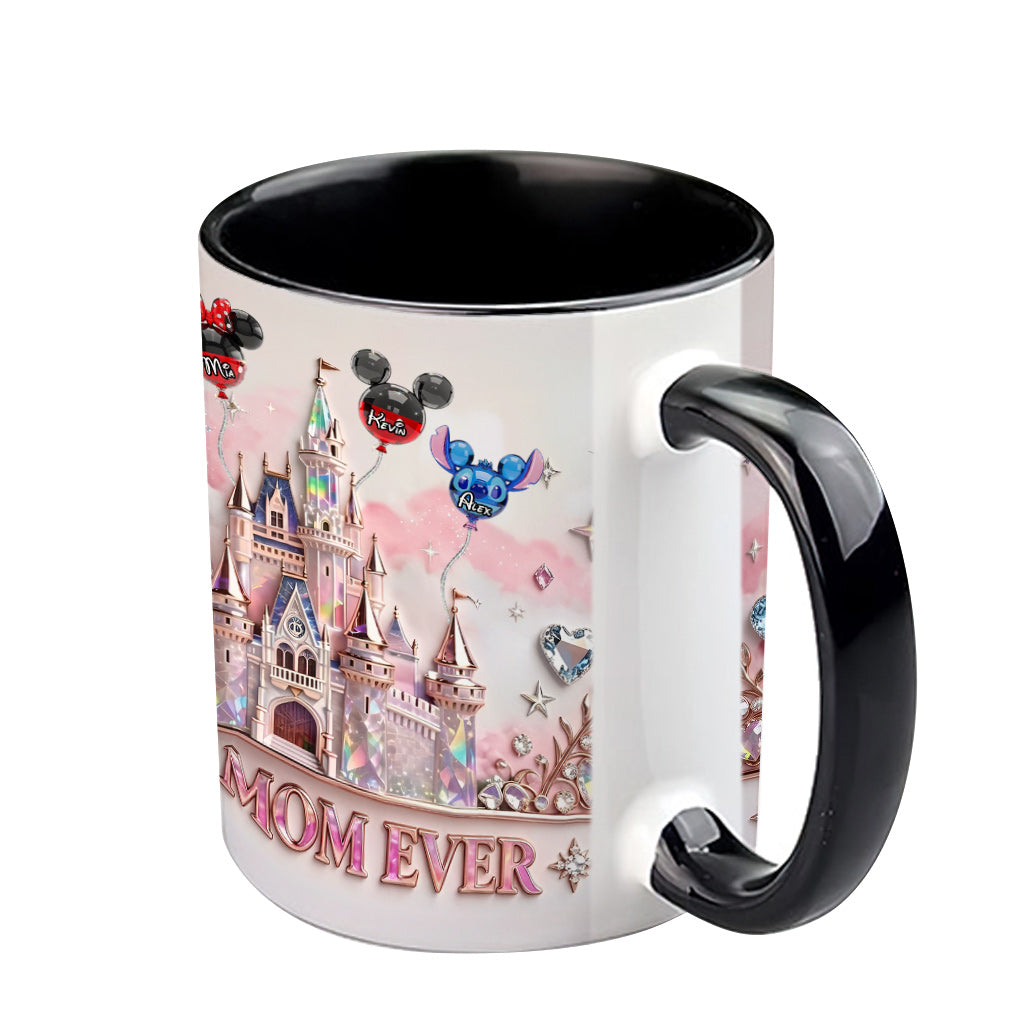 Best Mom Ever - Personalized Mouse Accent Mug