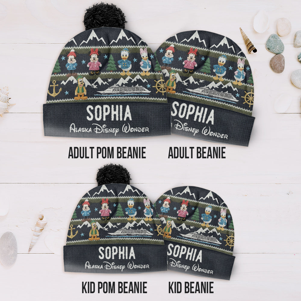 Alaska Trip - Personalized Mouse Beanie Hat