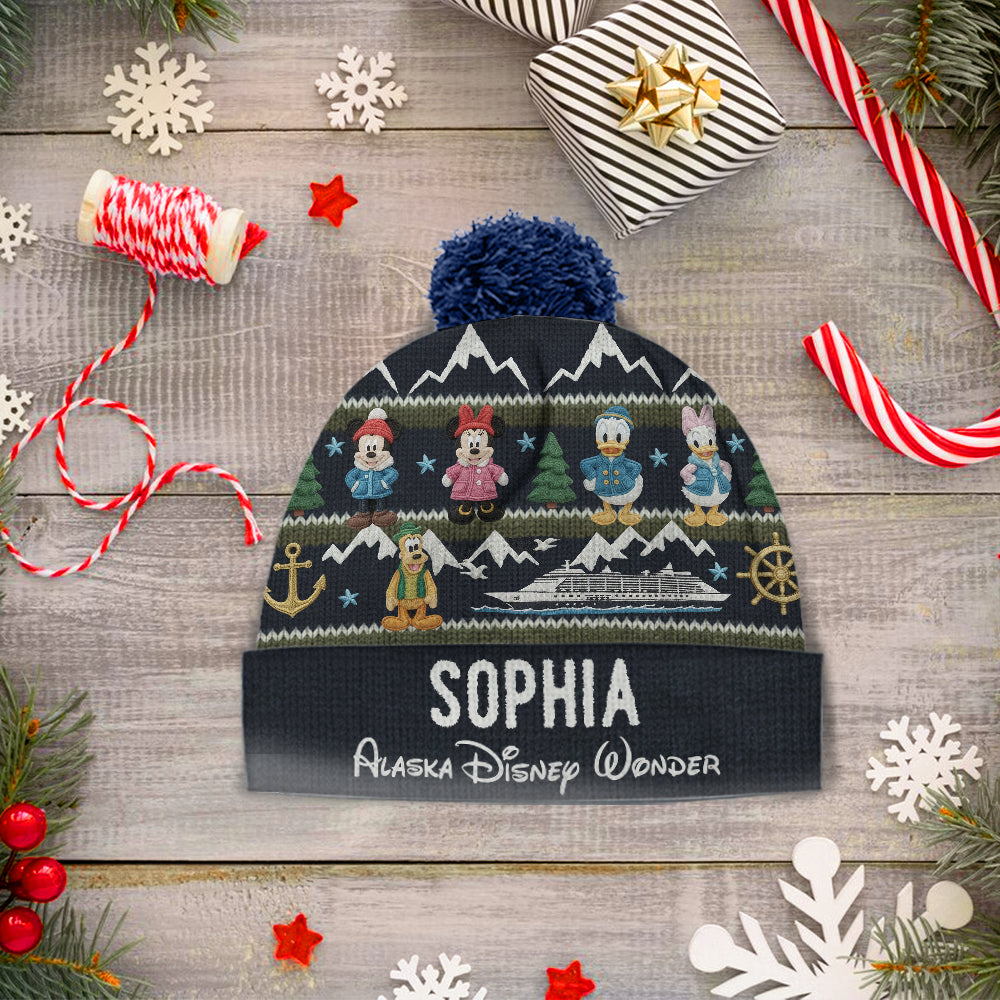 Alaska Trip - Personalized Mouse Beanie Hat