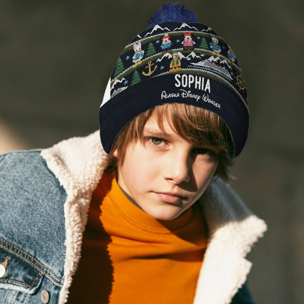Alaska Trip - Personalized Mouse Beanie Hat