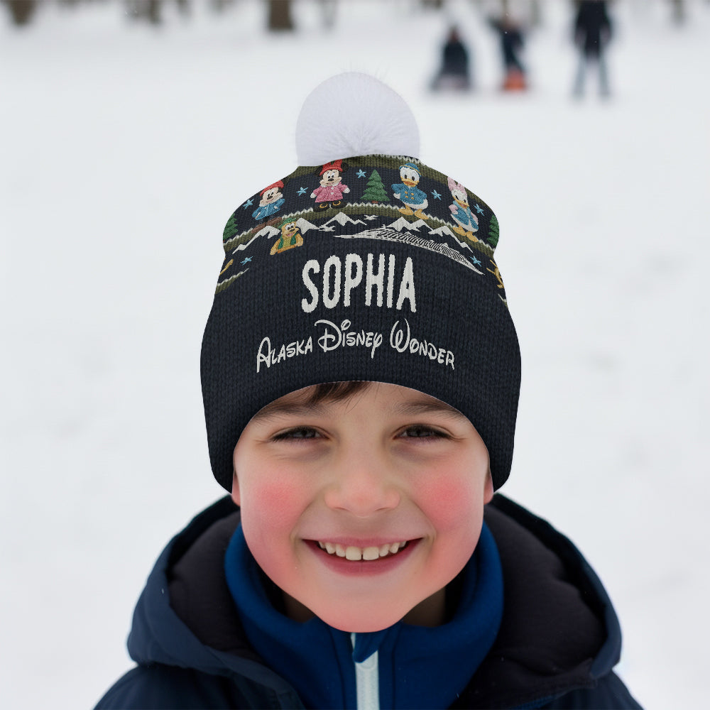 Alaska Trip - Personalized Mouse Beanie Hat