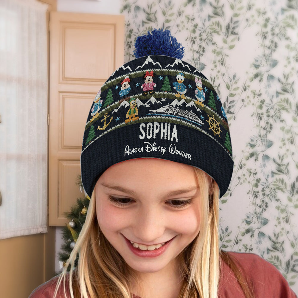 Alaska Trip - Personalized Mouse Beanie Hat