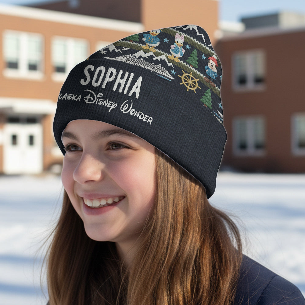 Alaska Trip - Personalized Mouse Beanie Hat