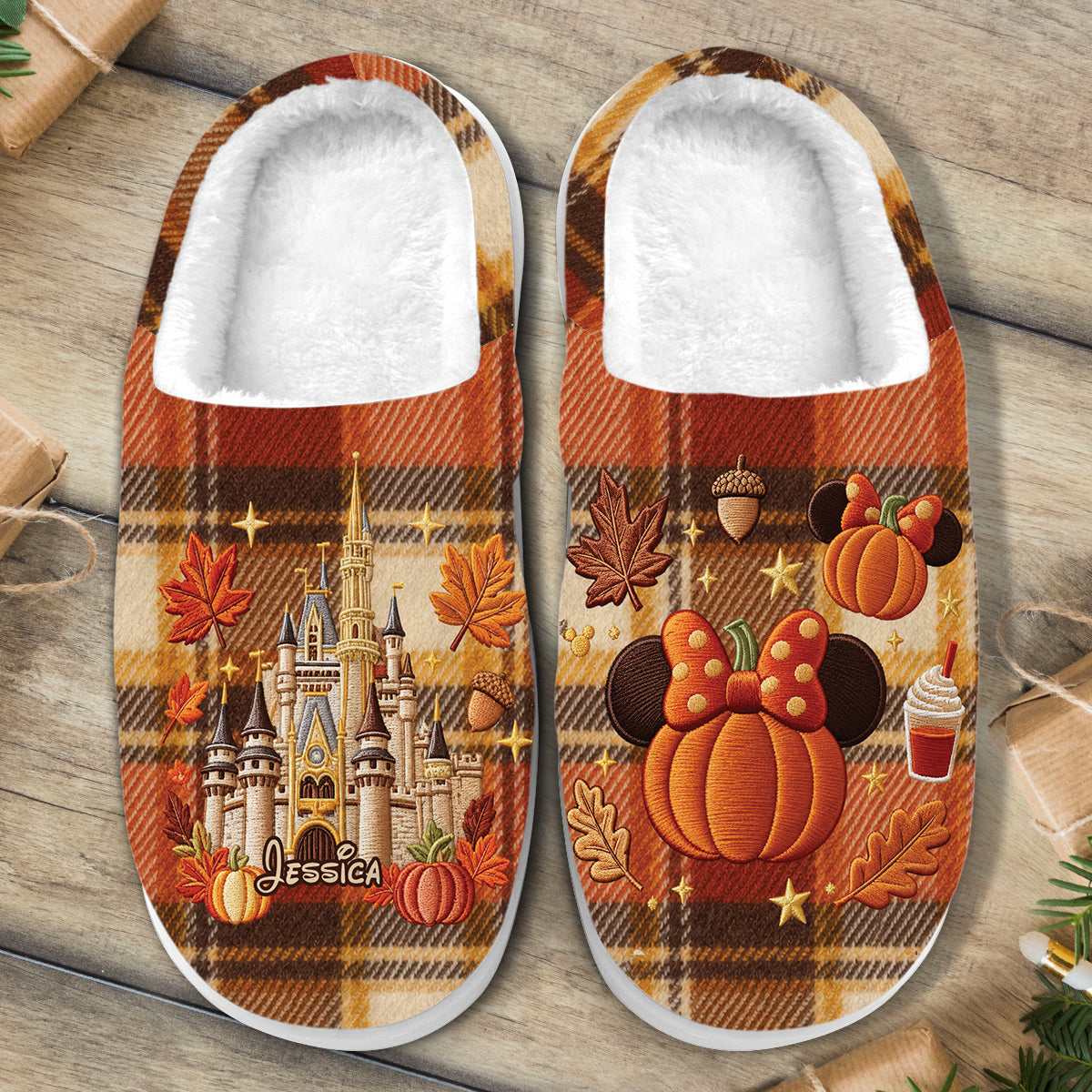 Magical Autumn - Personalized Dream Trip Slippers