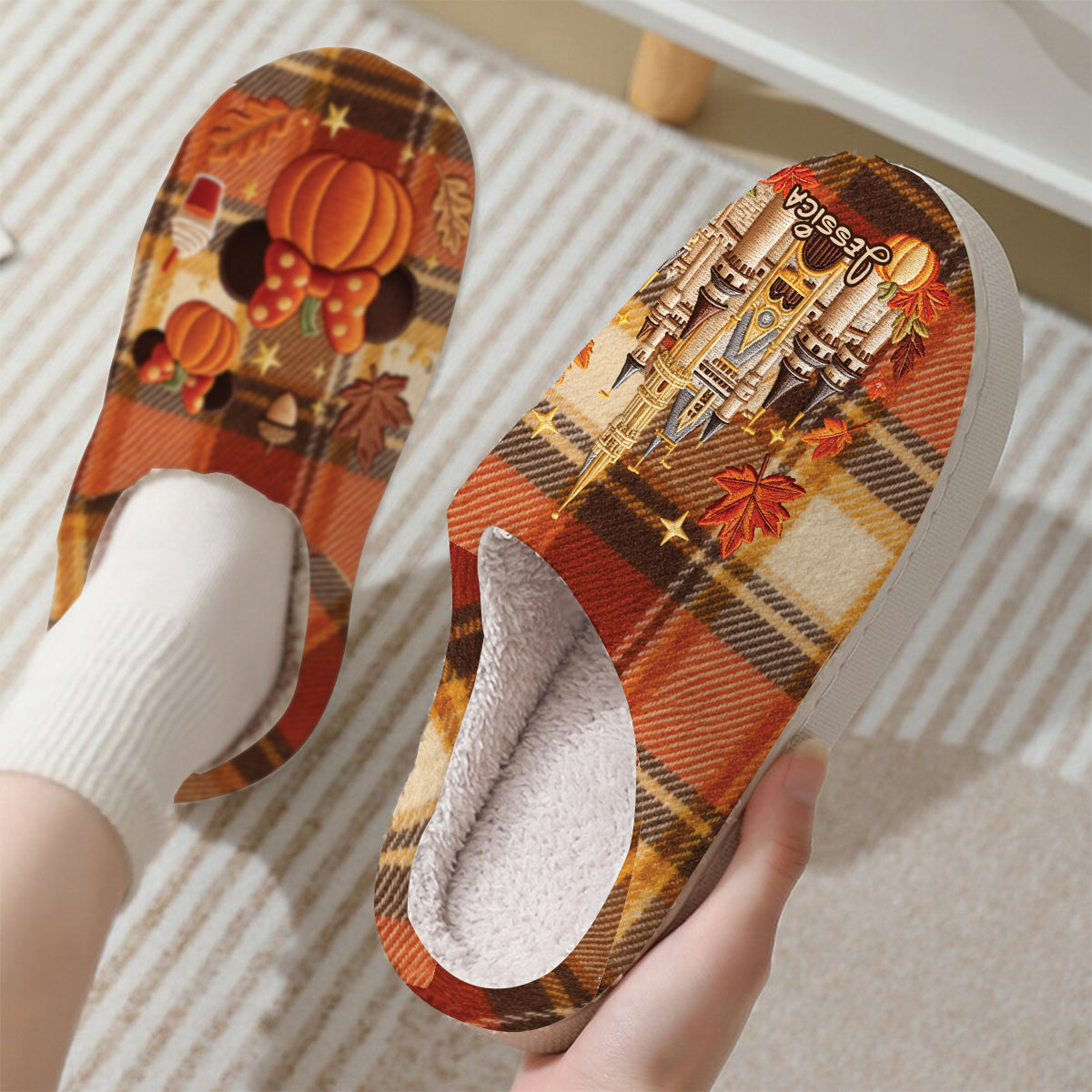 Magical Autumn - Personalized Dream Trip Slippers