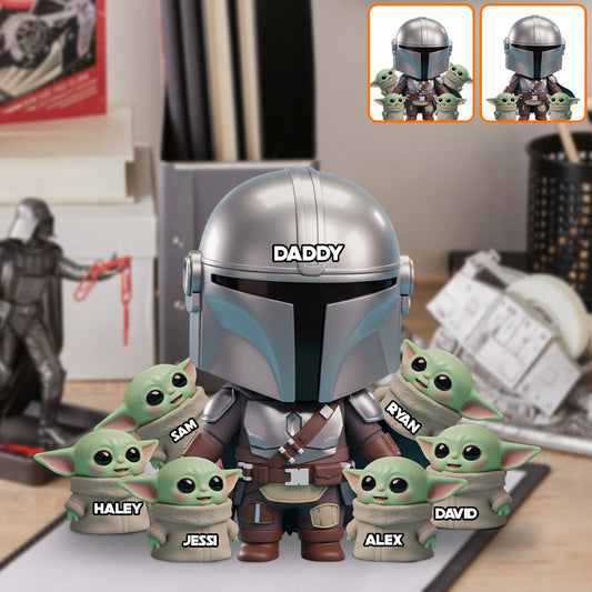 You Are The Best Dad - Personalized The Force Custom Shaped Acrylic Plaque