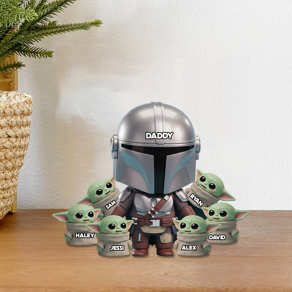 You Are The Best Dad - Personalized The Force Custom Shaped Acrylic Plaque