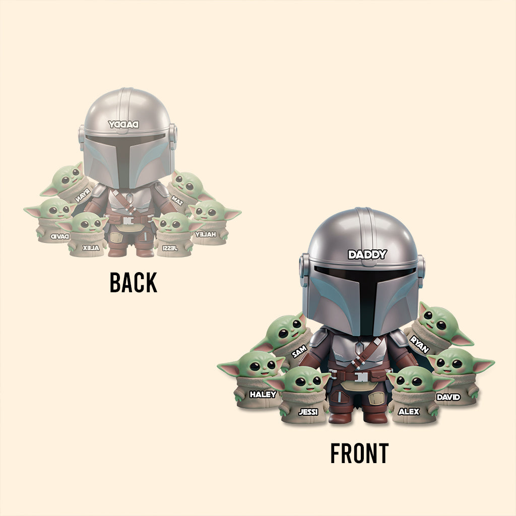 You Are The Best Dad - Personalized The Force Custom Shaped Acrylic Plaque