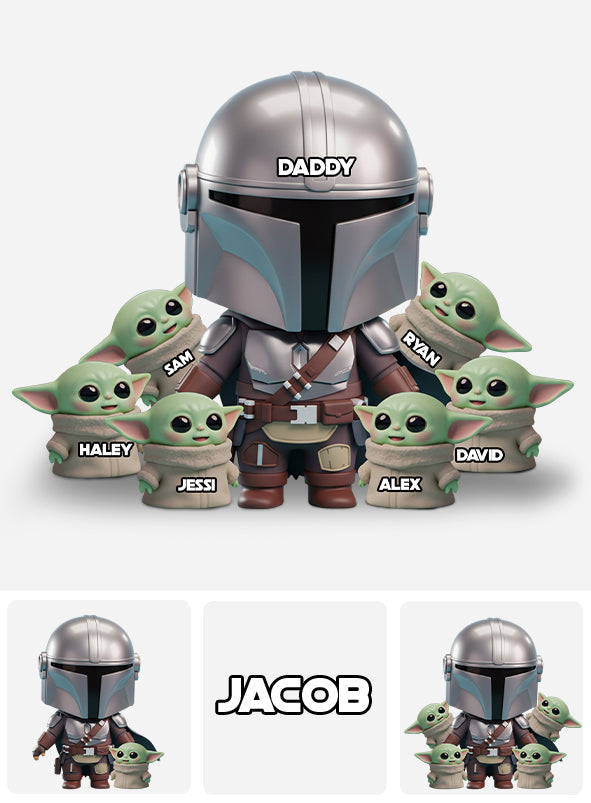 You Are The Best Dad - Personalized The Force Custom Shaped Acrylic Plaque