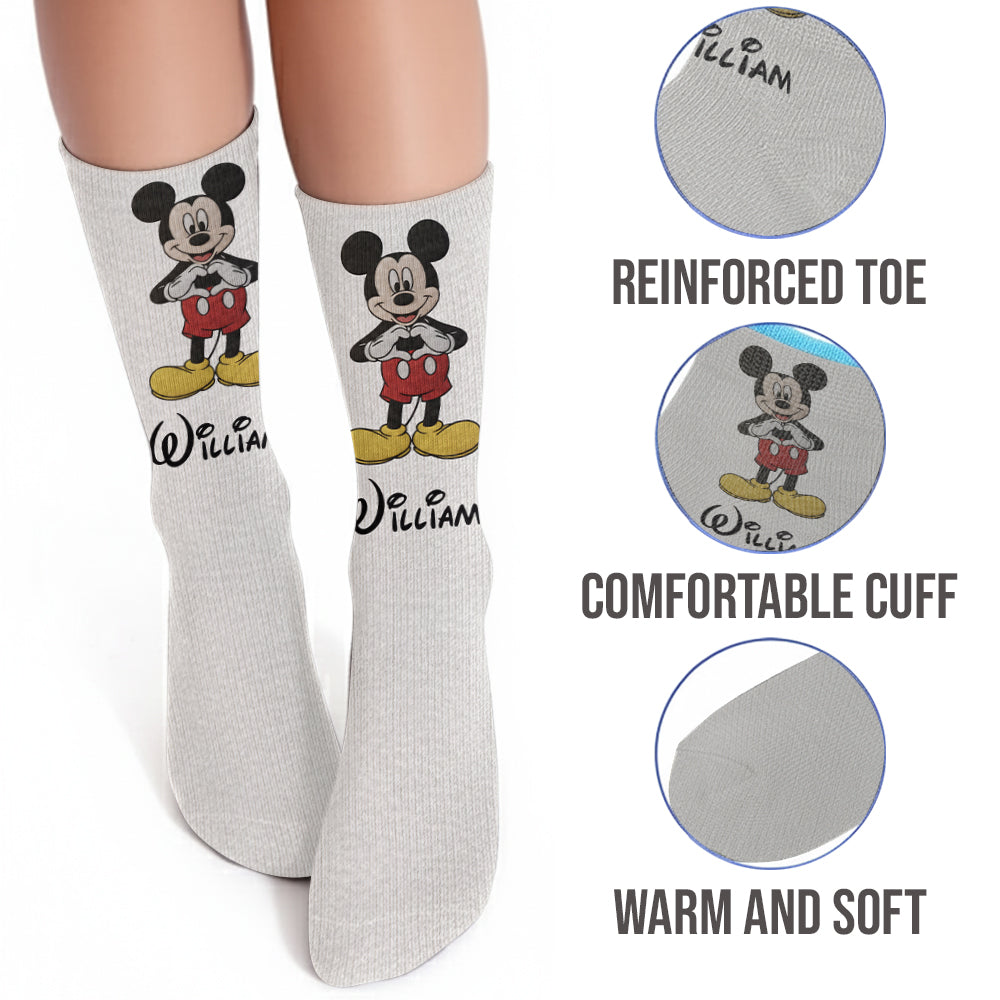 Magical Friends - Personalized Mouse Socks
