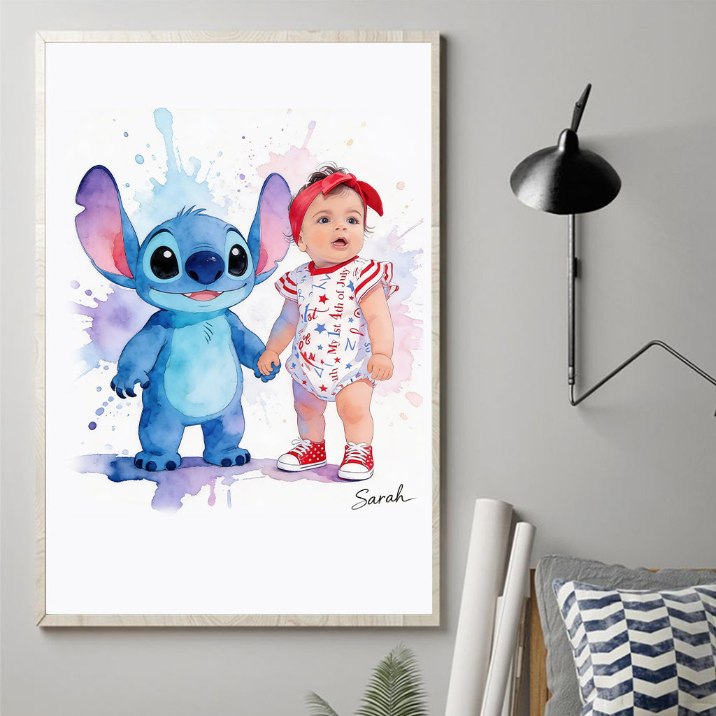 Custom Any Photo - Personalized Ohana Canvas And Poster