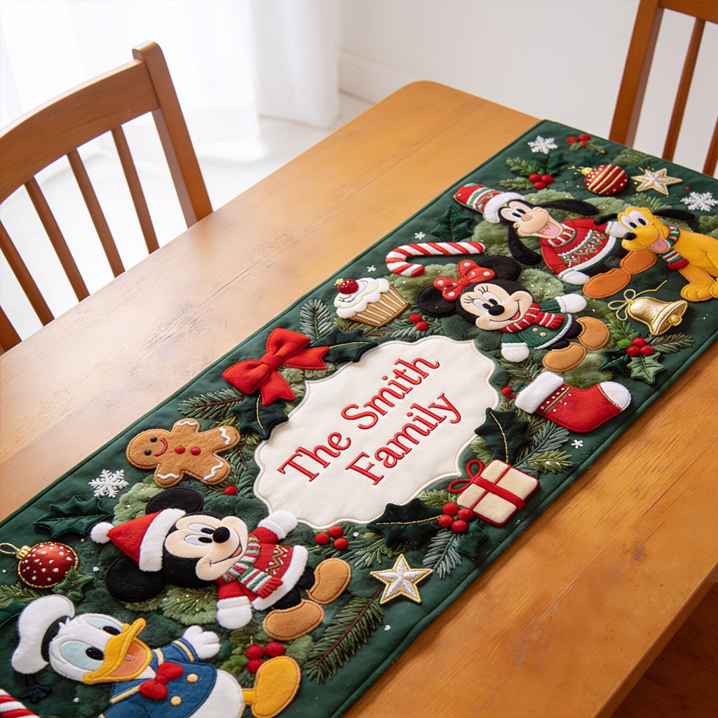 Magical Moment - Personalized Mouse Custom Shape Table Runner