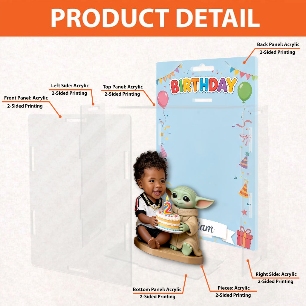 Happy Birthday - Personalized The Force Acrylic Display Box
