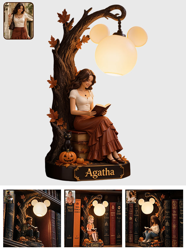 Magical Time - Personalized Mouse Bookshelf Lamp
