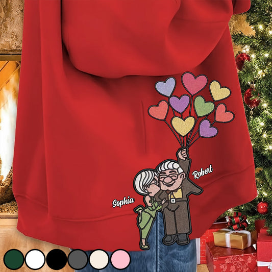 You're My Greatest Adventure - Personalized Couple Split Hem Sweatshirt