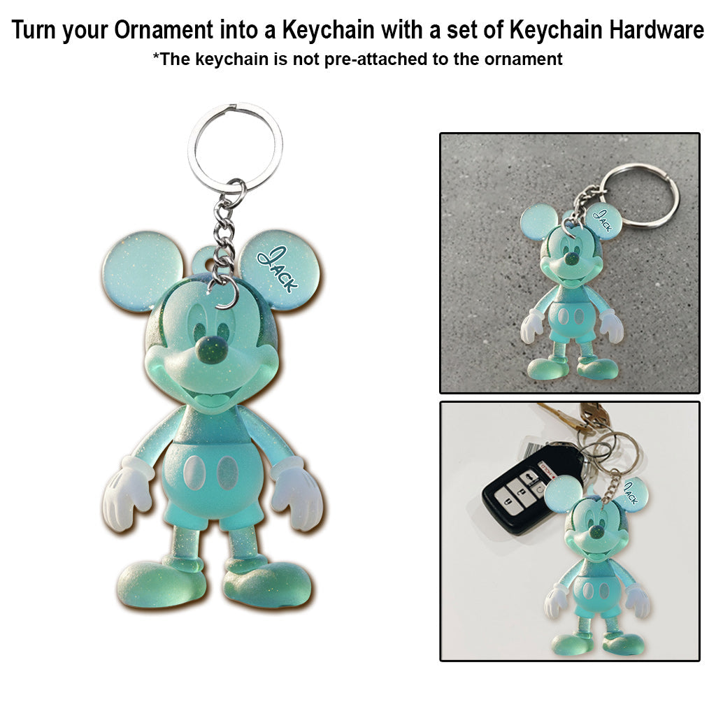 Magical World - Personalized Mouse Ornament