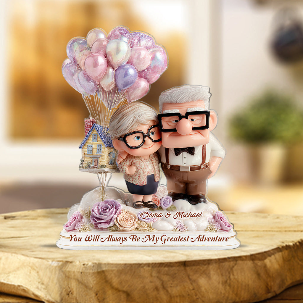 You Will Always Be My Greatest Adventure - Personalized Mouse Custom Shaped Acrylic Plaque