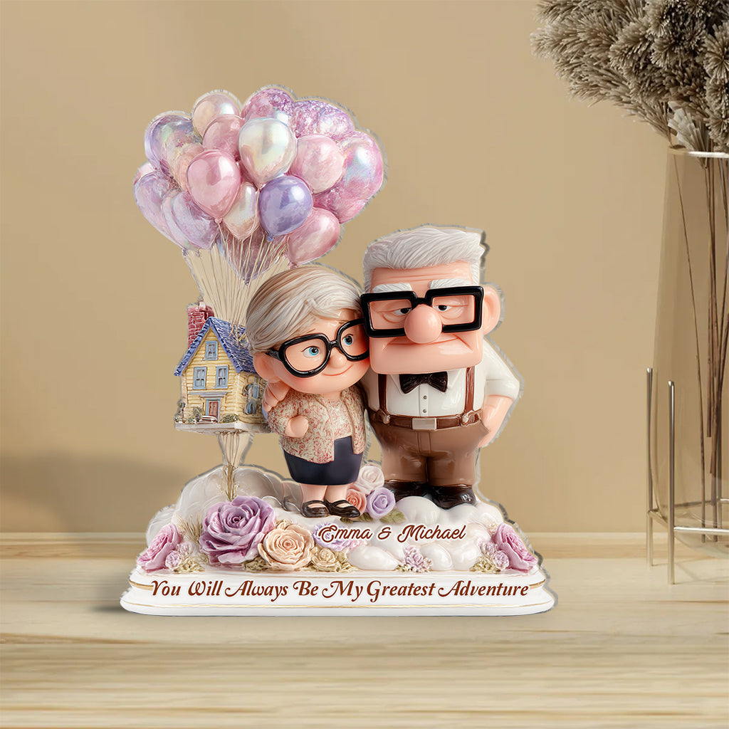 You Will Always Be My Greatest Adventure - Personalized Mouse Custom Shaped Acrylic Plaque